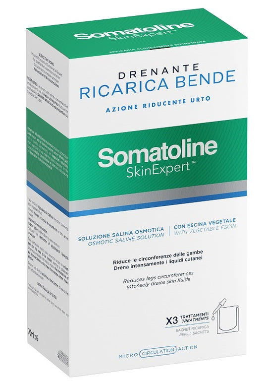 SOMATOLINE SKIN EXPERT BENDE SNELLENTI DRENANTI KIT RICARICA