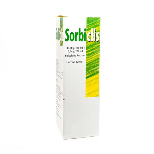 SORBICLIS ADULTS 36.00 G + 0.24 G RECTAL SOLUTION 1 BOTTLE OF 120 ML