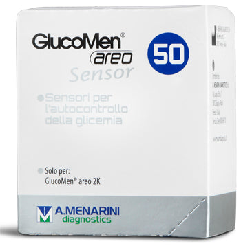 GLUCOMEN AREO SENSOR BLOOD GLUCOSE TEST STRIPS (50 PCS)