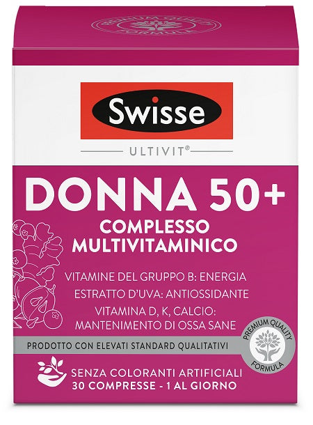 SWISSE MULTIVITAMINICO DONNA 50+ 30 COMPRESSE