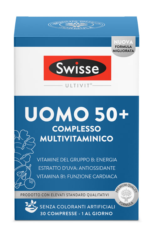 SWISSE MULTIVITAMIN MEN 50+ 30 TABLETS