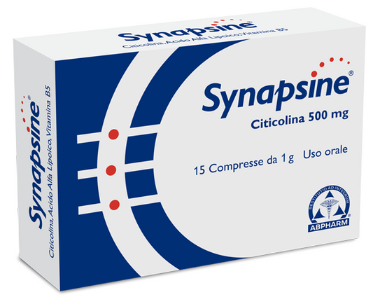 SYNAPSINE BLISTER 15 TABLETS BOX 15 G