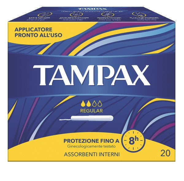 TAMPAX BLUE BOX REGULAR 20 PIECES