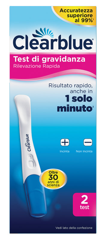 CLEARBLUE RAPID DETECTION PREGNANCY TEST 2 PIECES