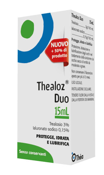 THEALOZ DUO SOLUZIONE OFTALMICA FLACONE 15 ML