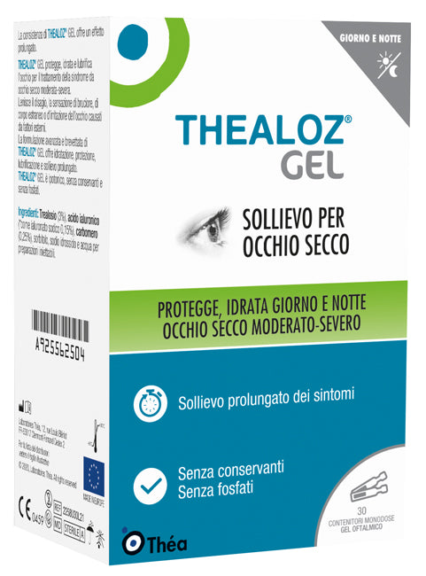 THEALOZ OPHTHALMIC GEL 30 SINGLE-DOSE CONTAINERS 0.4 G