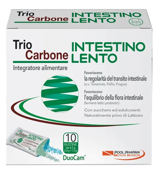 TRIOCARBONE INTESTINO LENTO 10 BUSTINE