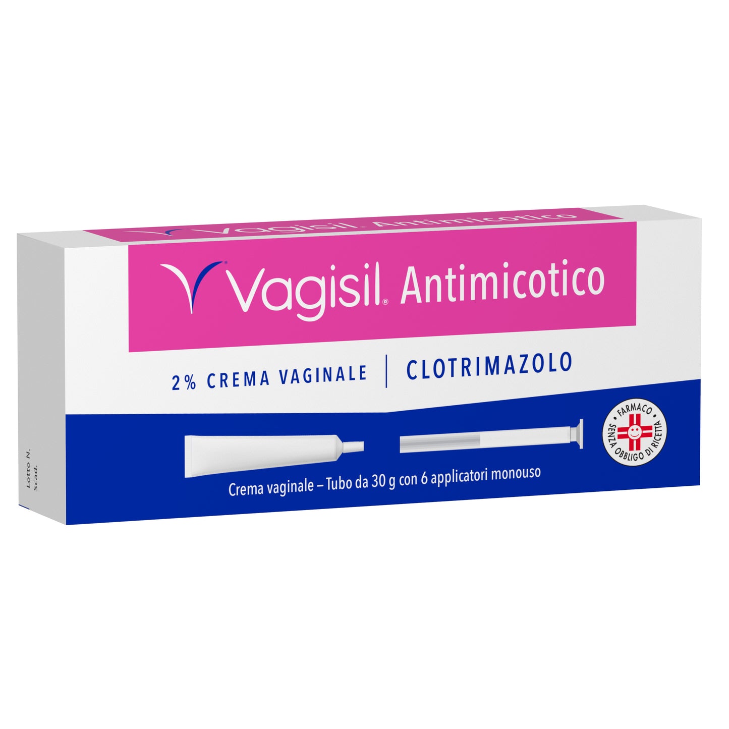 VAGISIL ANTIFUNGAL 2% VAGINAL CREAM 1 30 G AL TUBE WITH 6 DISPOSABLE APPLICATORS