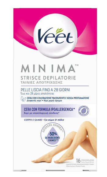 VEET HYPOALLERGENIC BODY STRIPS 16 PIECES