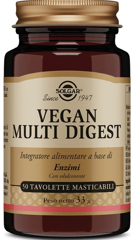 VEGAN MULTI DIGEST 50 TAVOLETTE MASTICABILI