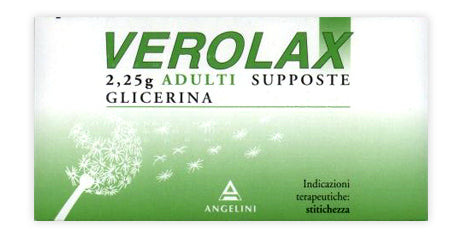 VEROLAX "2,25 G ADULTI SUPPOSTE"18 SUPPOSTE"
