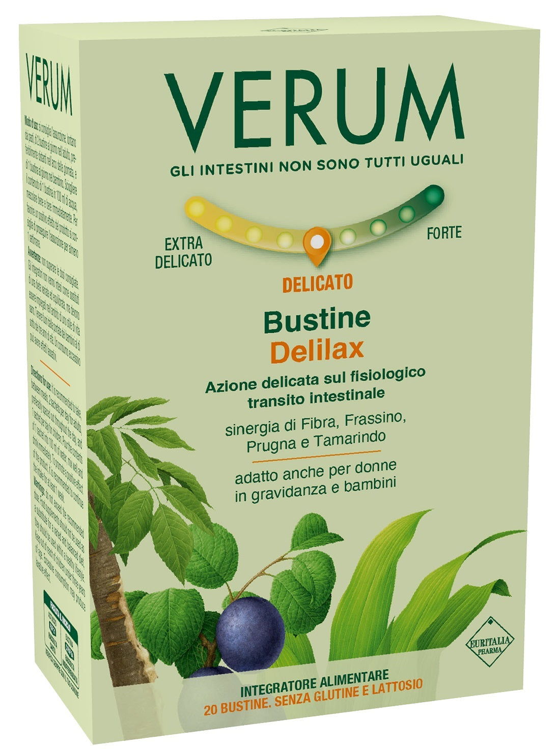 VERUM DELILAX 20 SACHETS 80 G