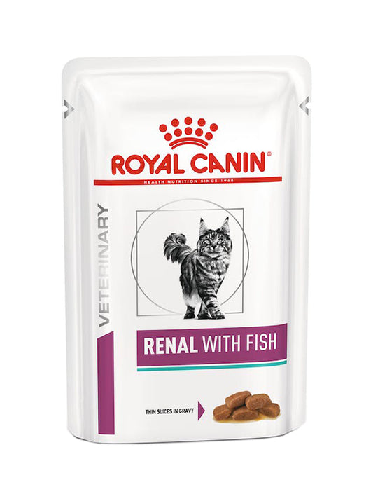VETERINARY HEALTH NUTRITION WET CAT RENAL FISH 12X85 G
