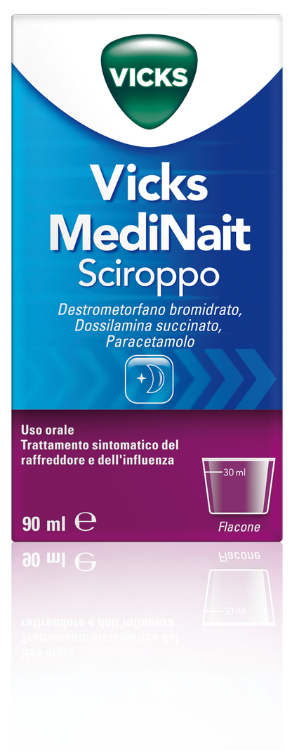 VICKS MEDINAIT 0,5 MG/ML + 0,25 MG/ML + 20 MG/ML SCIROPPO