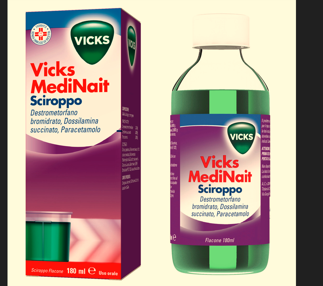 VICKS MEDINAIT 0,5 MG/ML + 0,25 MG/ML + 20 MG/ML SCIROPPO