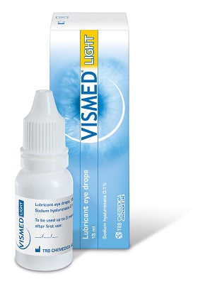VISMED LIGHT EYE DROPS 15 ML BOTTLE