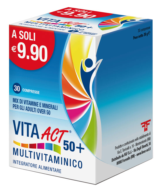 VITA ACT MULTIVITAMINICO 50+ 30 COMPRESSE