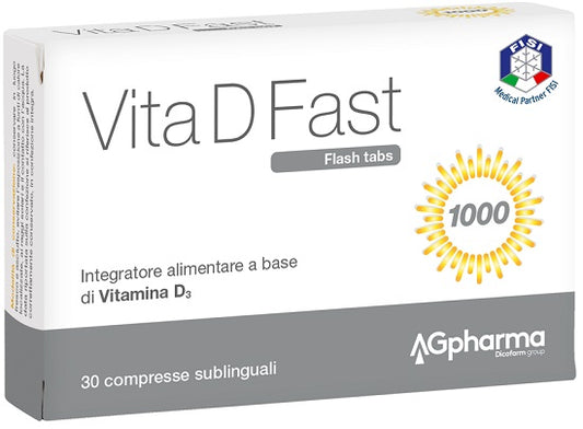 VITA D FAST 30 TABLETS
