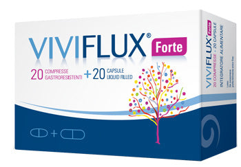 VIVIFLUX FORTE 20 GASTRO-RESISTANT TABLETS + 20 LIQUID FILLER CAPSULES