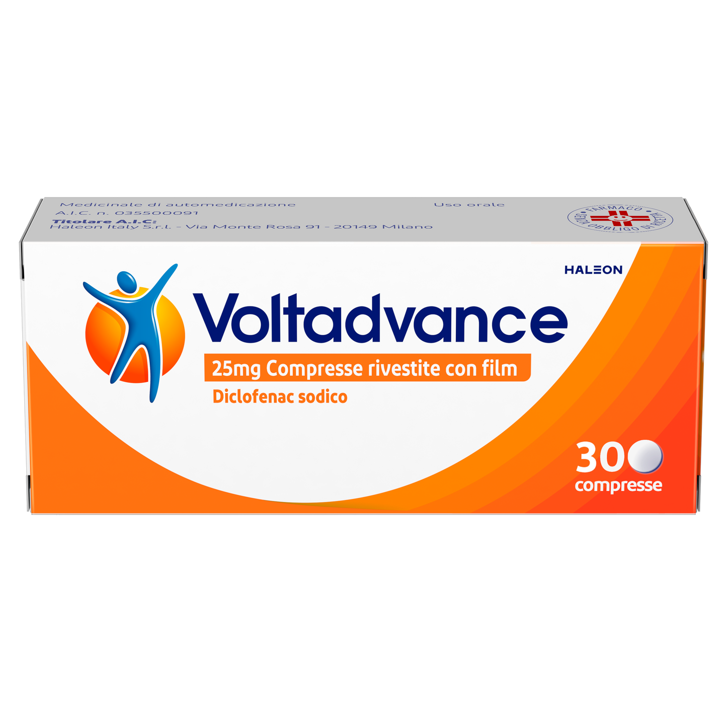 VOLTADVANCE 25 MG FILM-COATED TABLETS 30 TABLETS IN OPA/AL/PVC/AL BLISTER