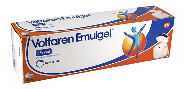 VOLTAREN EMULGEL 2% GEL 100 G TUBE