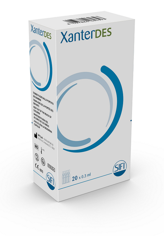 XANTERDES OPHTHALMIC SOLUTION 20 SINGLE-DOSE VIALS OF 0.3 ML