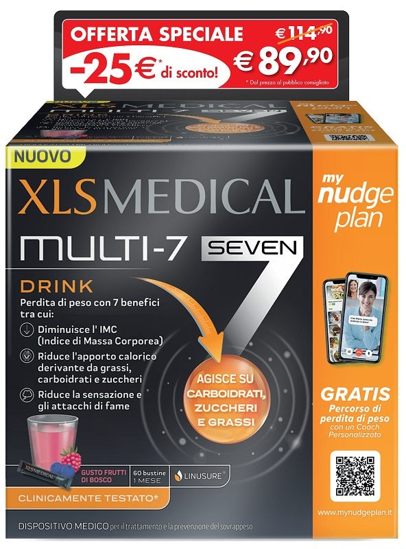 XLS MEDICAL MULTI 7 60 STICK TAGLIO PREZZO