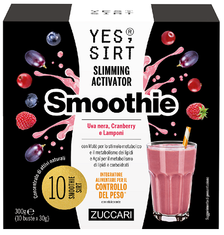 YES SIRT SMOOTHIE UVA NERA-CRANBERRY-LAMPONI 10X30 G