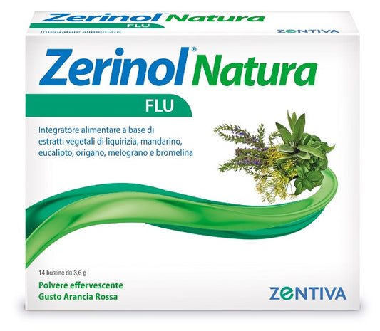 ZERINOL NATURA FLU 14BUST