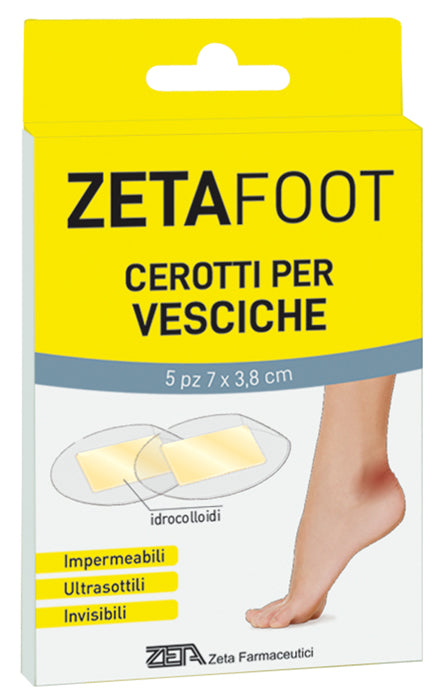 ZETAFOOT CEROTTO IDROCOLLOIDALE VESCICHE 5 PEZZI