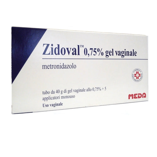ZIDOVAL 0.75% VAGINAL GEL 40 G TUBE WITH 5 APPLICATORS